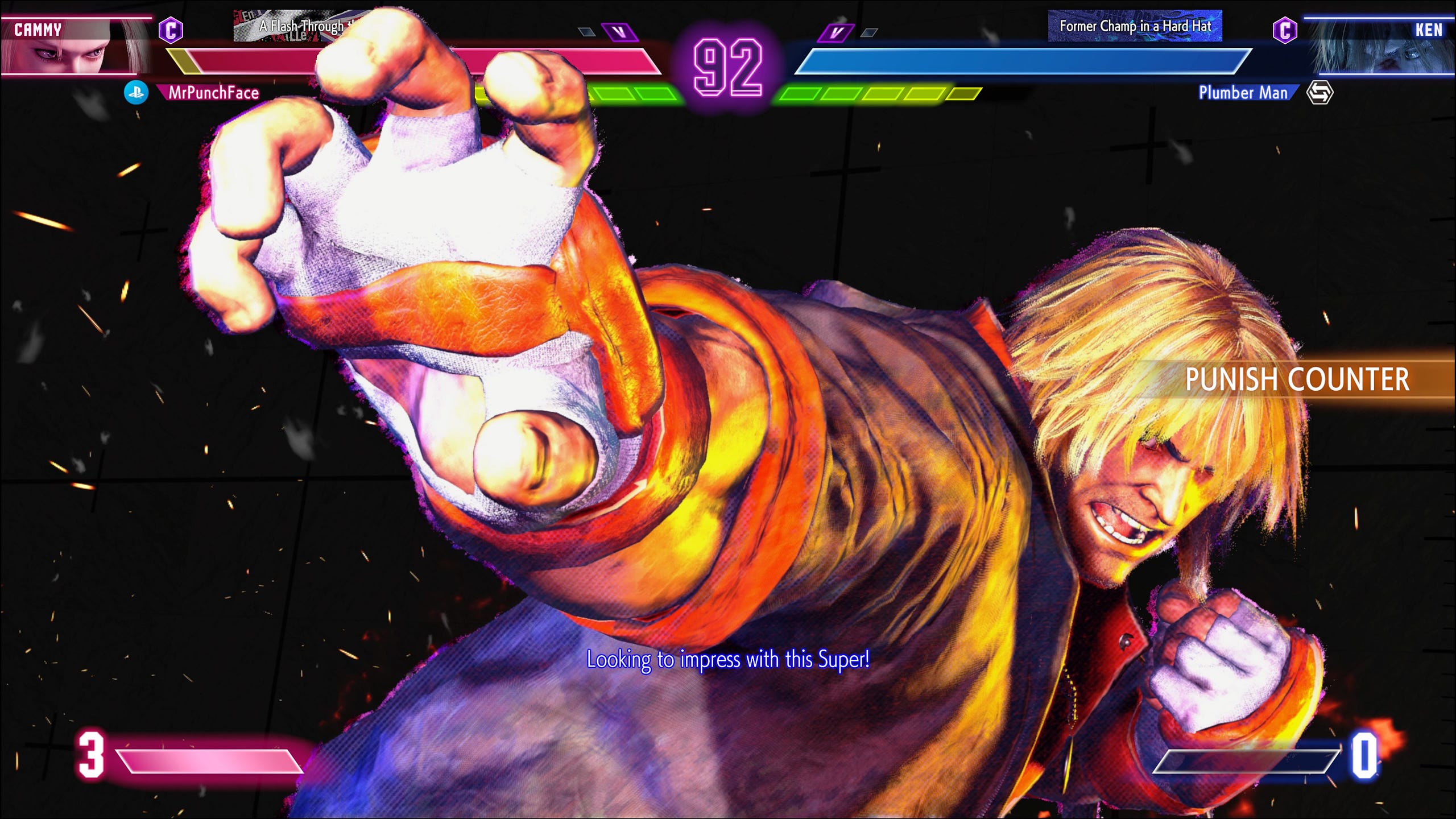 Ken activating his Critical Art in Street Fighter 6